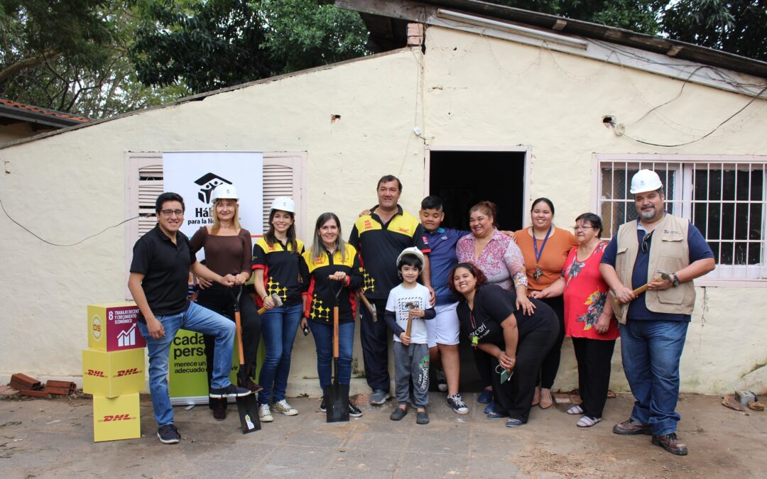 A través de la vivienda seguimos impactando positivamente en la vida de colaboradores de la empresa DHL Paraguay