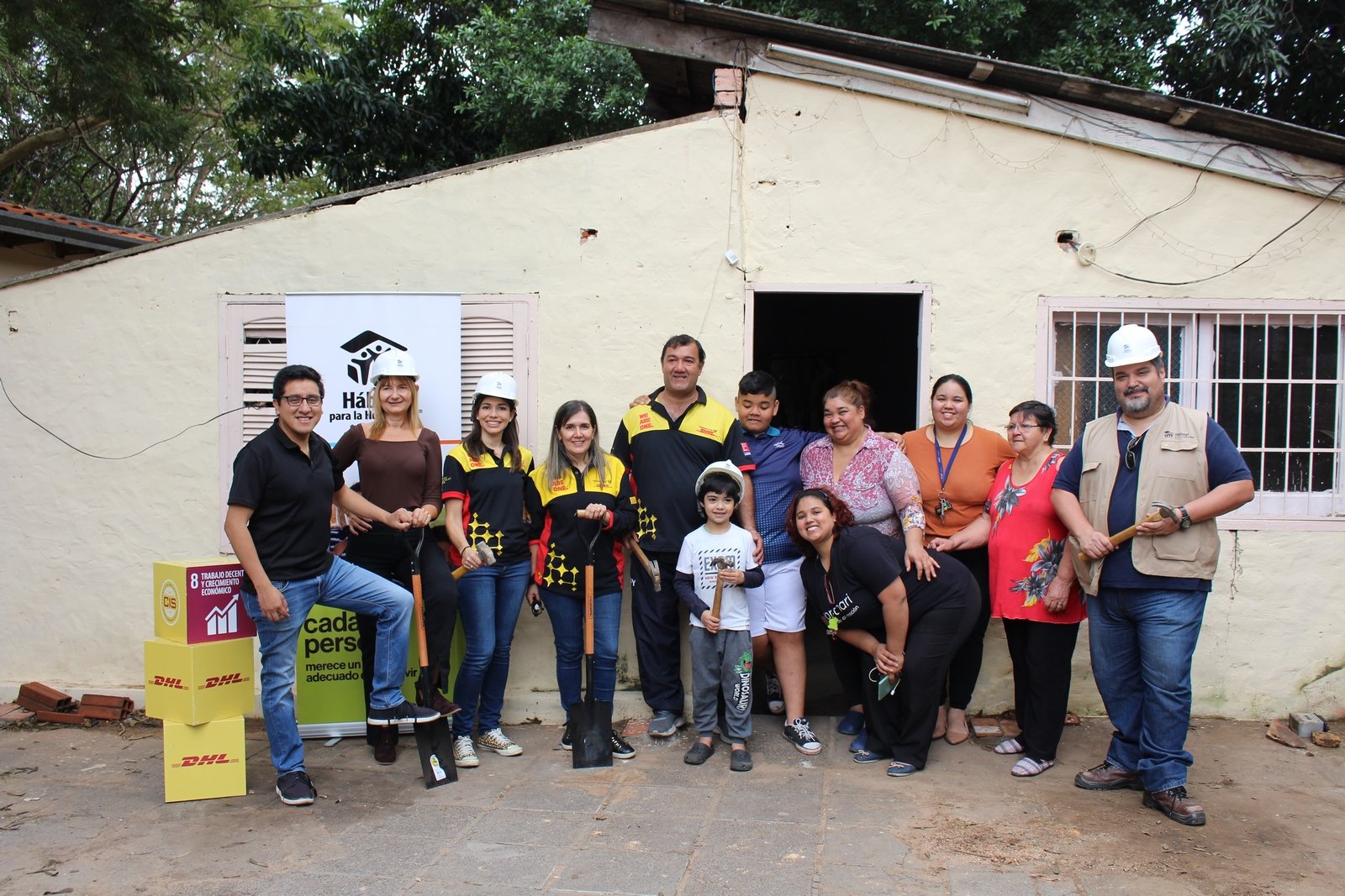 A través de la vivienda seguimos impactando positivamente en la vida de colaboradores de la empresa DHL Paraguay