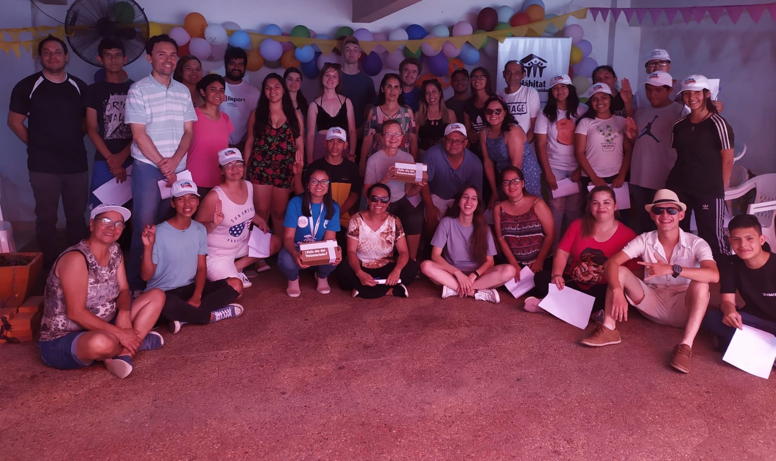 Hábitat para la Humanidad homenajeó a voluntarios/as en su día